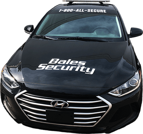 Bales Security patrol car in Tampa, FL.